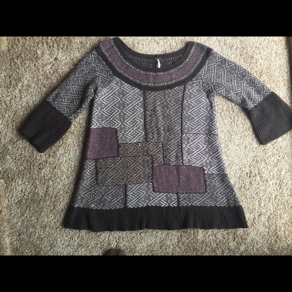 Free People Bell Sleeve Sweater
